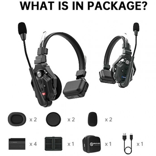 Hollyland Solidcom C1-2S Full-Duplex Wireless DECT Intercom